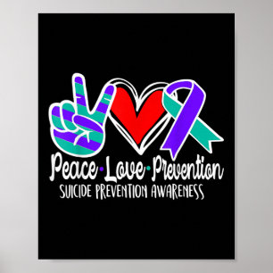 Poster Sensibilização para a paz e a prevenção do amor