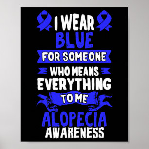 Poster Sensibilização para a perda de cabelo - Alopecia A