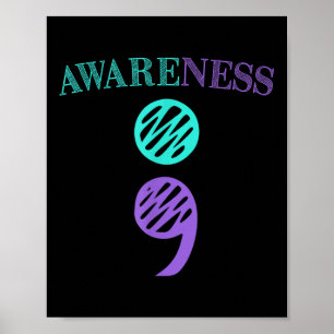Poster Sensibilização para a Prevenção ao Suicídio de Sem