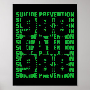 Poster Sensibilização para a prevenção do suicídio 988