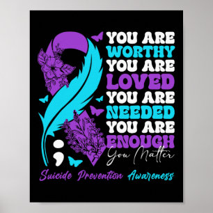 Poster Sensibilização para a prevenção do suicídio Motiva