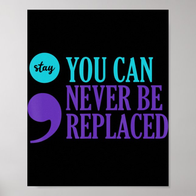 Poster Sensibilização para a prevenção do suicídio nunca  (Frente)