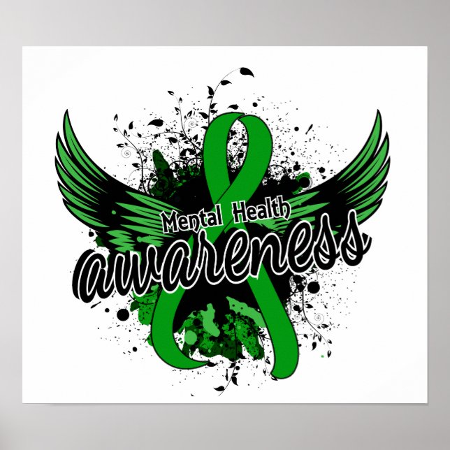 Pôster Sensibilização para a saúde mental 16 (Frente)