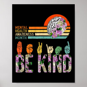 Poster Sensibilização Para A Saúde Mental ASL Ser Terapêu