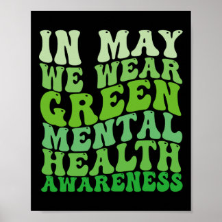Poster Sensibilização Para A Saúde Mental Em Maio Vestimo