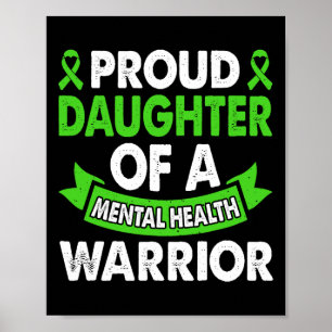 Poster Sensibilização Para A Saúde Mental Mãe Do Guerreir