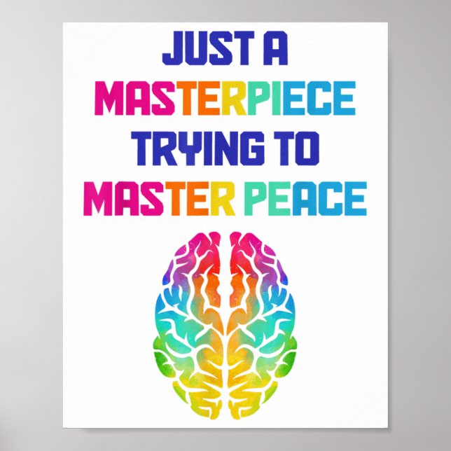 Poster Sensibilização para a saúde mental Mês Saúde menta (Frente)