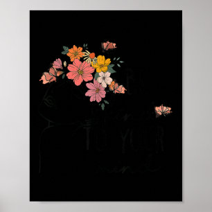 Poster Sensibilização Para A Saúde Mental Seja Bonita Par