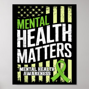 Poster Sensibilização para a saúde mental Suporte à saúde