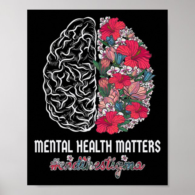 Poster Sensibilização Para A Saúde Mental Termina A Guerr (Frente)
