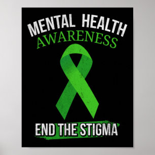 Poster Sensibilização Para A Saúde Mental Termina O Estig
