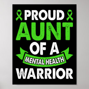 Poster Sensibilização Para A Saúde Mental Tia Do Guerreir