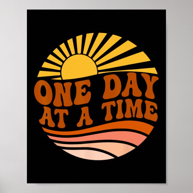 Poster Sensibilização Para A Saúde Um Dia De Cada Vez Ref (Frente)