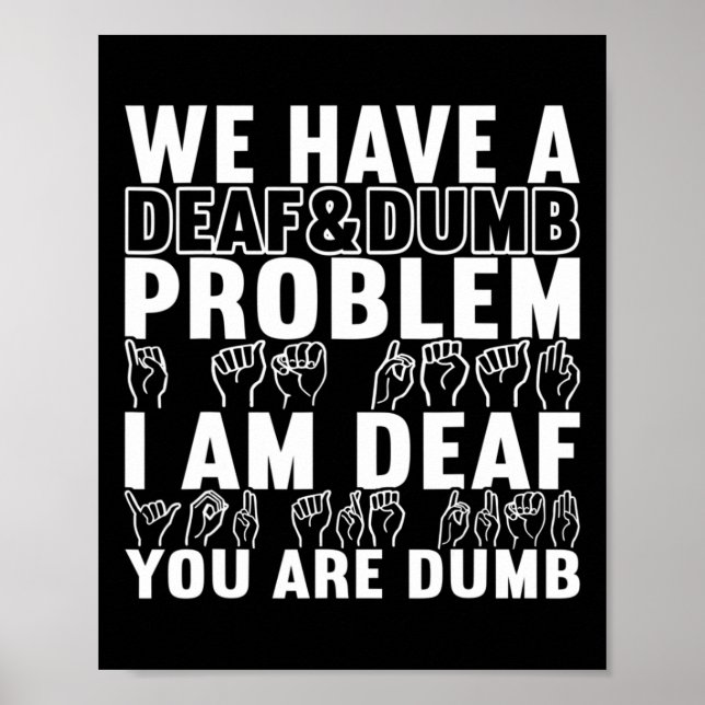 Poster Sensibilização para Deficientes Auditivos 20 (Frente)