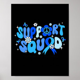 Poster Sensibilização para Hidrocefalia Azul Esquadrão de