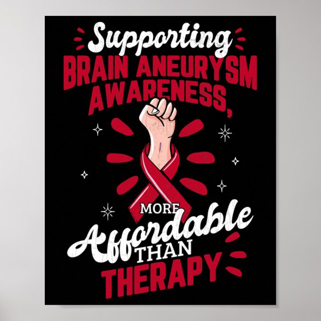 Poster Sensibilização Para O Aneurismo Cerebral É Apoio À (Frente)