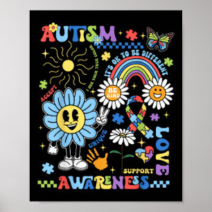 Poster Sensibilização Para O Autismo Inclusão Do Professo
