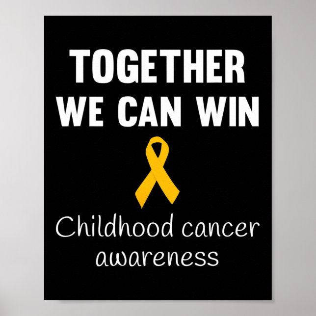 Poster Sensibilização para o cancer da infância, Dourados (Frente)