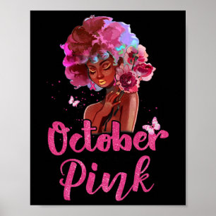 Poster Sensibilização Para O Cancer Da Mama Em Outubro Ve