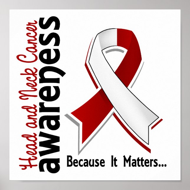 Poster Sensibilização para o Cancer de Cabeça e Pescoço 5 (Frente)