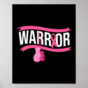 Poster Sensibilização para o Cancer de peito do guerreiro