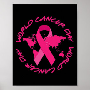 Poster Sensibilização para o Dia Mundial do Cancer