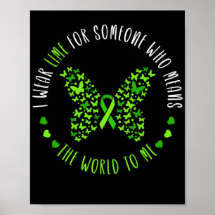 Poster Sensibilização para o linfoma Eu Visto Limão pa