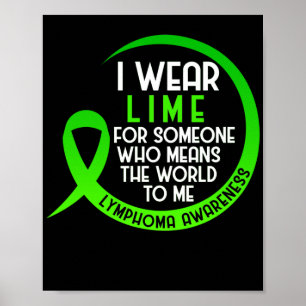 Poster Sensibilização para o linfoma Visto Limão para