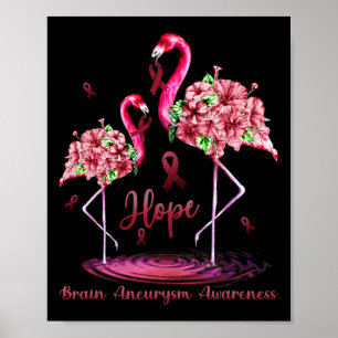 Poster Sensibilização para o neurismo do Flamingo Brain