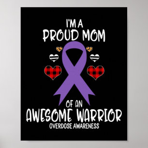 Poster Sensibilização por overdose Estou Orgulhosa Mãe do