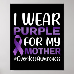 Poster Sensibilização Por Sobredosagem Eu Visto Roxo Para