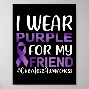 Poster Sensibilização Por Sobredosagem Eu Visto Roxo Para