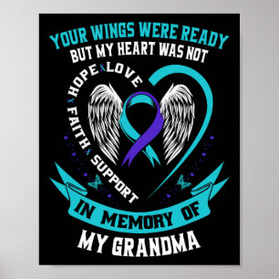 Poster Sensibilização Suicida Camisa Prevenção Vovó Itens