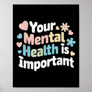 Poster Sensibilização Suicida Depressão Ansiedade Saúde M