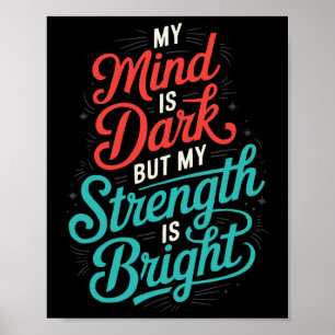 Poster Sensibilização Suicida Depressão Ansiedade Saúde M