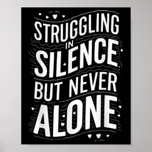 Poster Sensibilização Suicida Depressão Ansiedade Saúde M