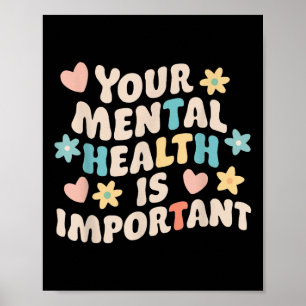 Poster Sensibilização Suicida Depressão Ansiedade Saúde M