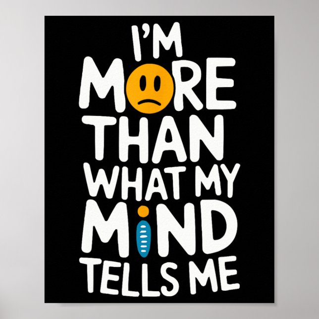 Poster Sensibilização Suicida Depressão Ansiedade Saúde M (Frente)