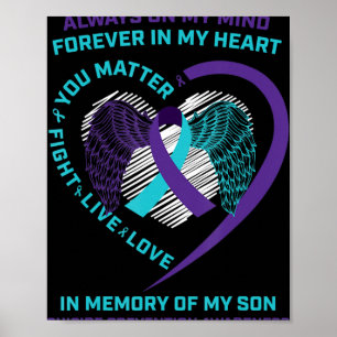 Poster Sensibilização Suicida Em Memória Do Meu Filho Voc