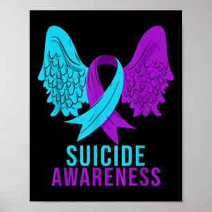 Poster Sensibilização Suicida Fita Depressão Mental