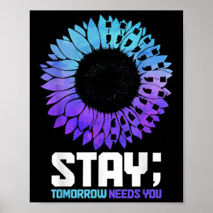 Poster Sensibilização Suicida Mês Estar Saúde Mental S _1