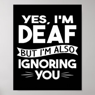 Poster Sensibilização surda ASL Audição perda de cultura