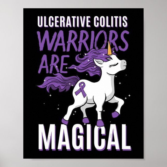 Poster Sensibilização ulcerosa para a colite ulcerosa IBD (Frente)
