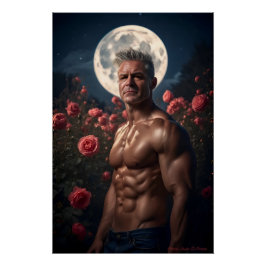 Pôster Sensualidade Esculpida ao Luar