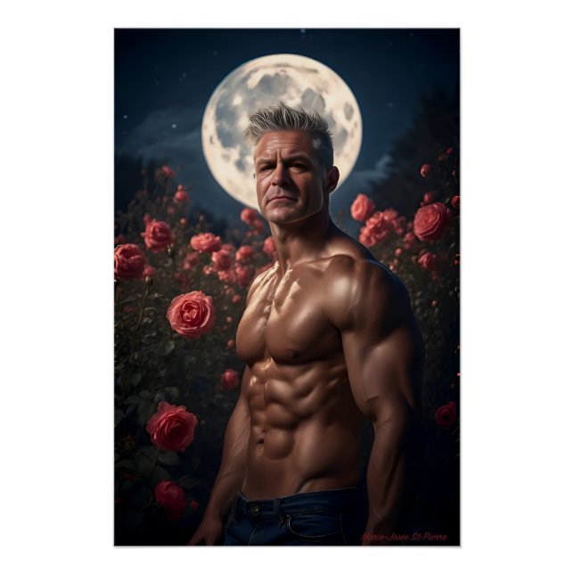 Pôster Sensualidade Esculpida ao Luar (Frente)