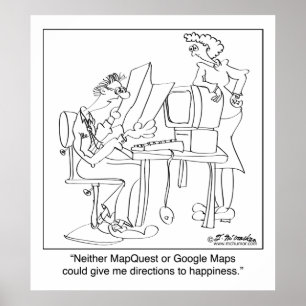Poster Sentidos de Mapquest à felicidade