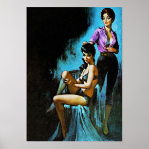 Poster Sentimento estranho Vintage Pulp Magazine Cobrir A