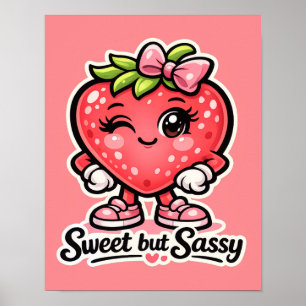 Poster Sentindo-se Frutado - Doce mas Atrevido - Amantes