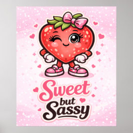 Poster Sentindo-se Frutado - Doce mas Atrevido - Amantes
