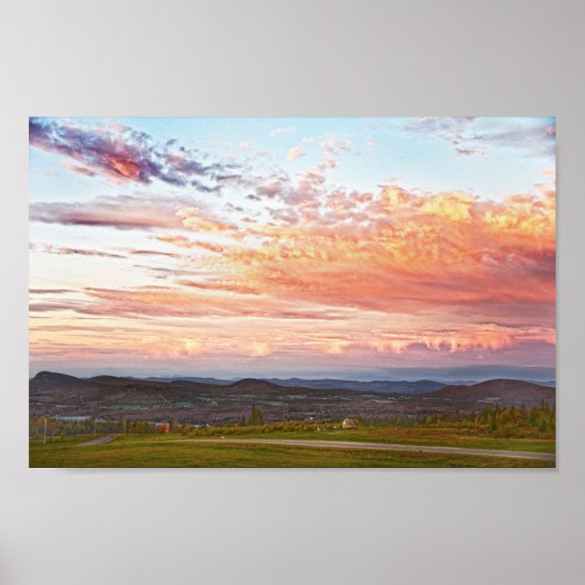 Poster Sentinel Rock Sunset, Vermont (Frente)